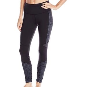 Prana lined ergo leggings-  black gray L
